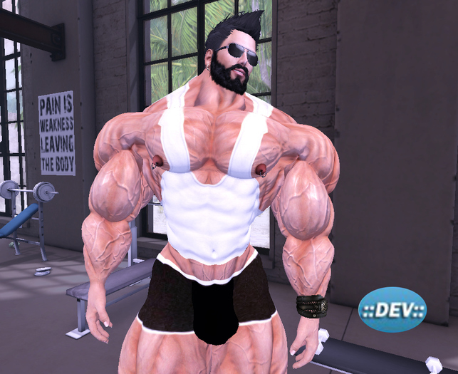 [D.Cavalieri] -  White Gym Tank