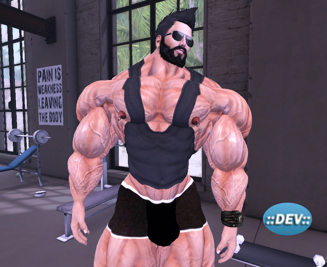 [D.Cavalieri] - Black Gym Tank