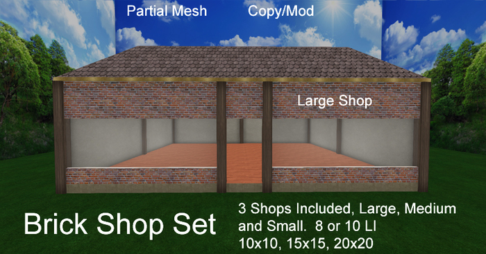 Shop Set - Red Brick