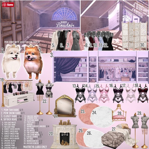 Birdy - Boudoir - Pom - Tan [BOX] RARE