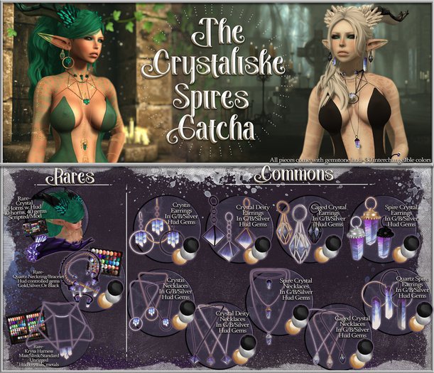 :[P]:- Crystal Spires Gatcha:// Dukrys-Silvered RARE