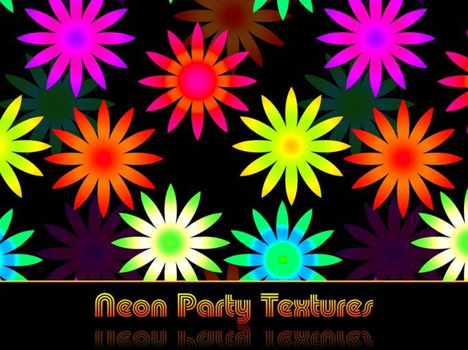 Neon Party Textures - Neon decoration -