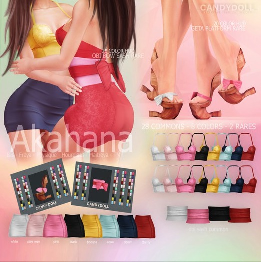 _CandyDoll_Akahana Collection Top Maitreya Cherry Floral