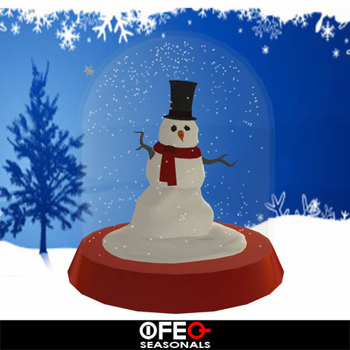 Snow Man Snow Globe