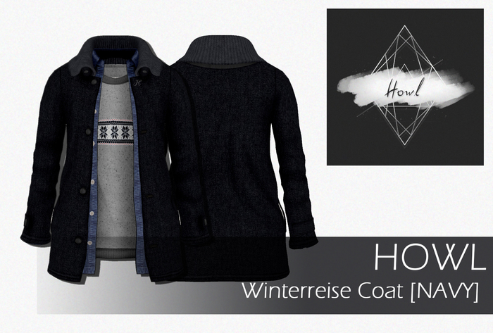 {Howl} Winterreise Coat [Navy] WEAR
