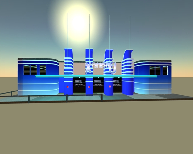Pan Pacific Auditorium - 55x55meter version    