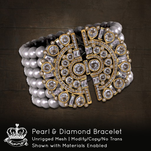 (Yummy) Pearl & Diamond Bracelet