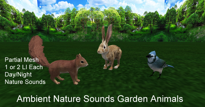 Ambient Nature Sound Garden Animals BOXED