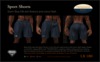 Tb mesh sport shorts silk storm blue tborange