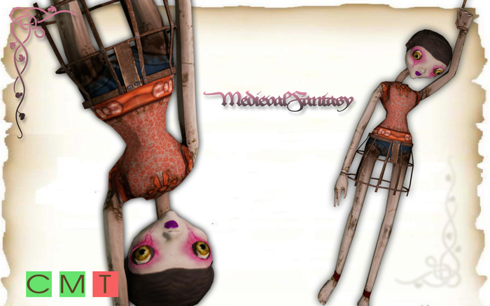 [MF] Mesh hanging creepy puppet doll 2 (boxed)
