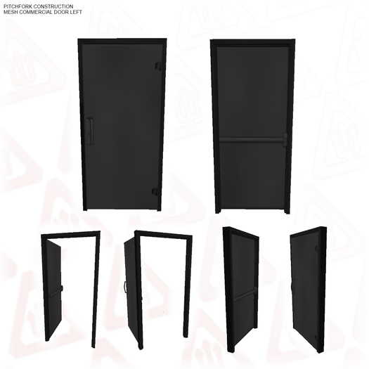 Mesh Commercial Door Left - (Boxed)