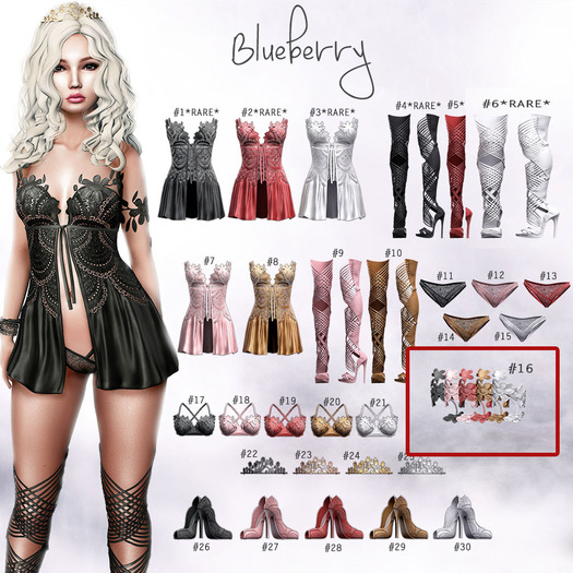 #16 Blueberry - Mykonos / COMMON / Armlorals - Maitreya - Full