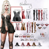 #1 Blueberry - Mykonos / Satin Robe - Maitreya - Black RARE