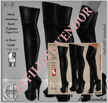 Second Life Marketplace - LC Affiliate Vendor - Zoena Boots