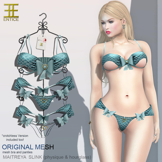 Entice - Candy Store Lingerie - Aqua Lace