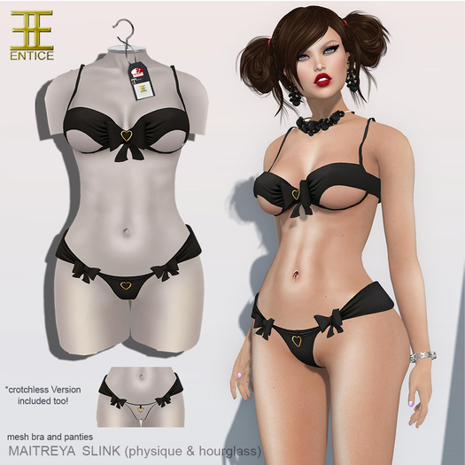 Entice - Candy Store Lingerie - Black