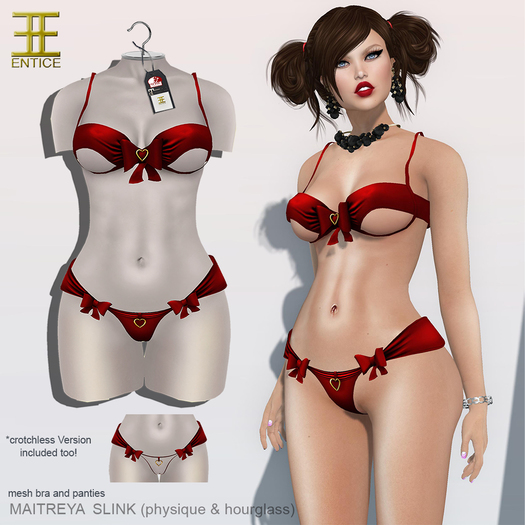 Entice - Candy Store Lingerie - Red