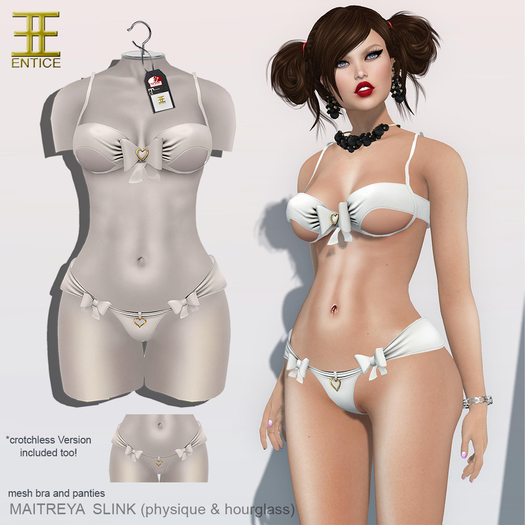 Entice - Candy Store Lingerie - White