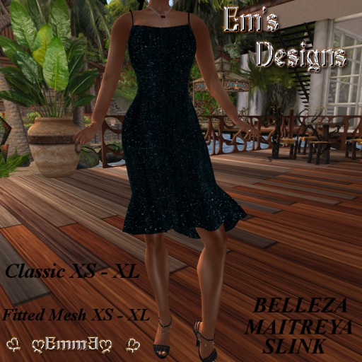 !Em Seline Sequins Set - Midnight Blue