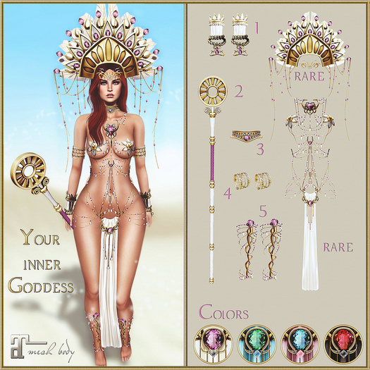 Belle Epoque { Your Inner Goddess } Blue Staff (box)