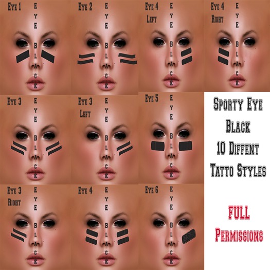 Eye Black Sporty Full Permission