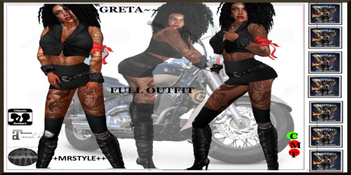 A++MRSTYLE++GRETA  FULL OUTFIT