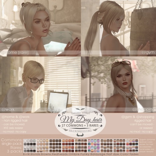 Tableau Vivant \\ My Day @ Work - Color fades