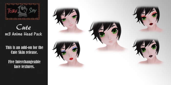 >Tobe-Shy< Cute M3 head Appliers