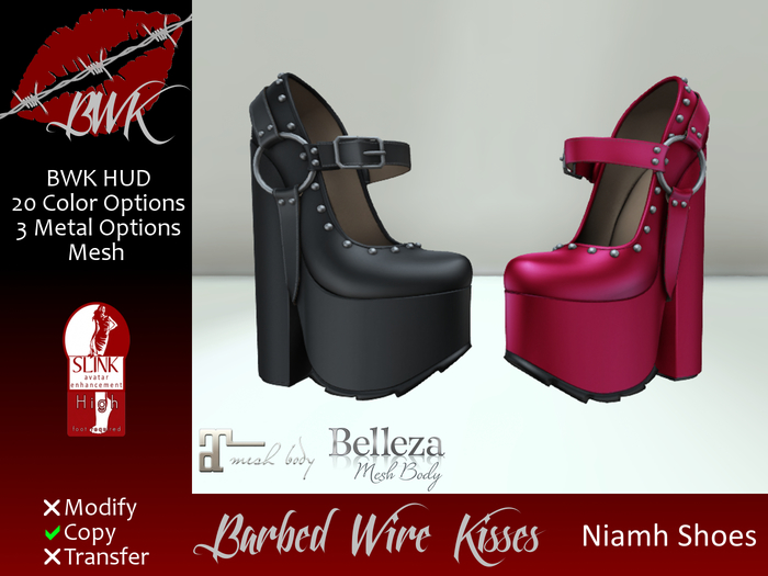 {BWK} Mesh Niamh Shoes (Boxed)