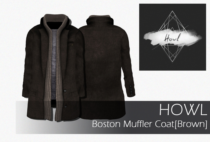 Howl - Boston Muffler Coat[Brown] WEAR