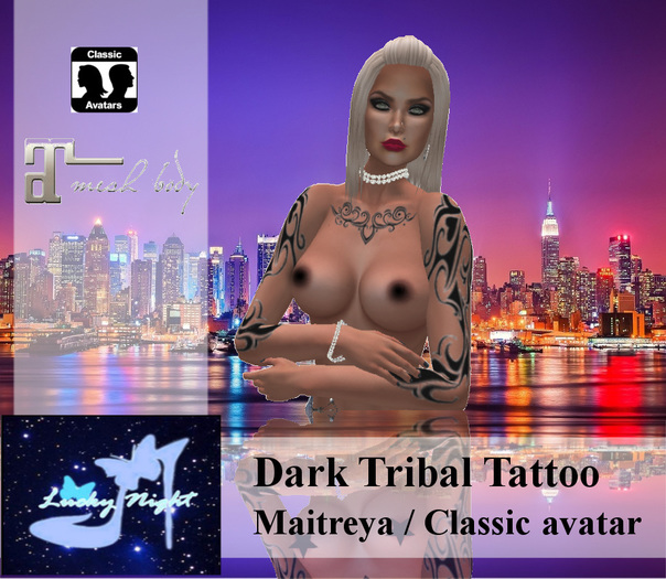 Dark Tribal Tattoo