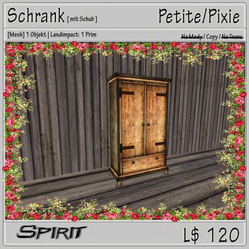 [ Spirit ] Cupboard closed drawer petite box