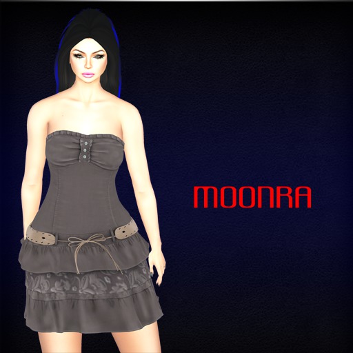 Moon® Simay Mini Dress * Brown