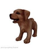 JIAN Lively Labs :: Companion Pup Golden [Gacha]