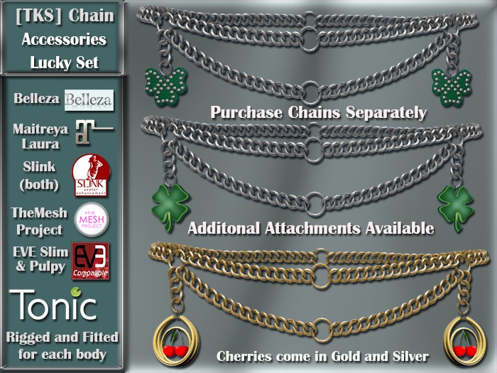 [TKS] DEMO Belly Chain - Lucky Set