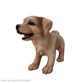 JIAN Lively Labs :: Companion Pup White [Gacha]