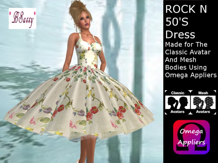*BSASSY* ROCK N 50'S DRESS