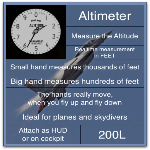 Altimeter (feet) (full perm script)