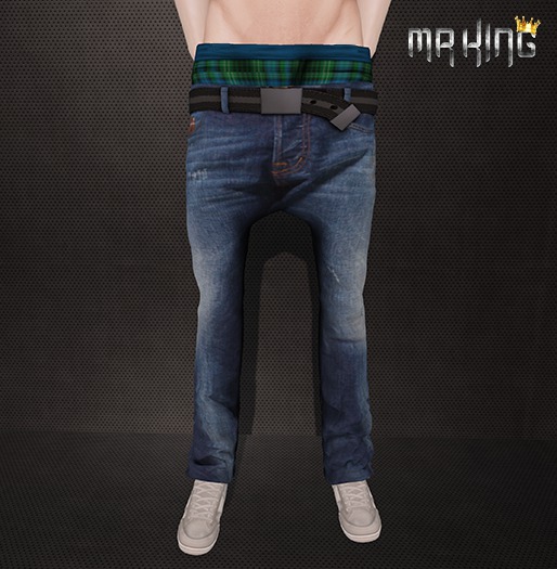 [MR] Pants Skinny Jeans Boxe Chess ::Mesh::