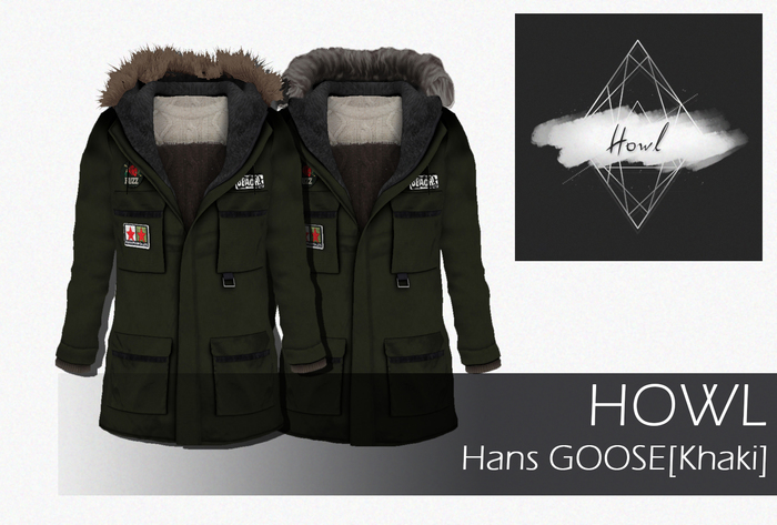 {Howl} Hans GOOSE [Khaki] WEAR
