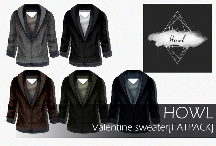 {Howl} Valentine sweater [FATPACK] WEAR