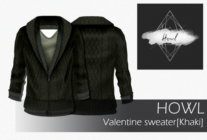 Howl - Valentine sweater [Khaki] WEAR