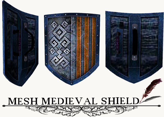 MESH MEDIEVAL SHIELD v. 2