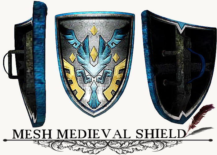 MESH MEDIEVAL SHIELD v. 5