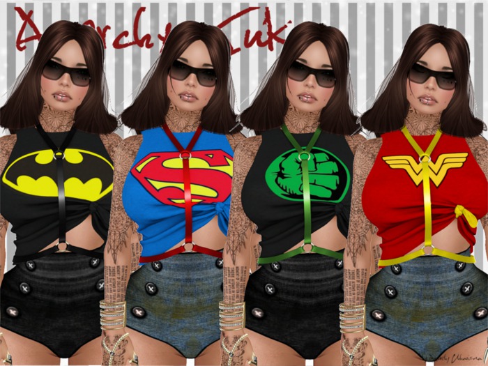 *An@rchy Ink* Dirty Princess {Superhero} Extension HUD