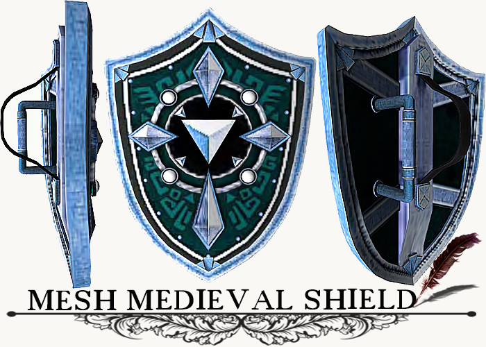 MESH MEDIEVAL SHIELD v. 9