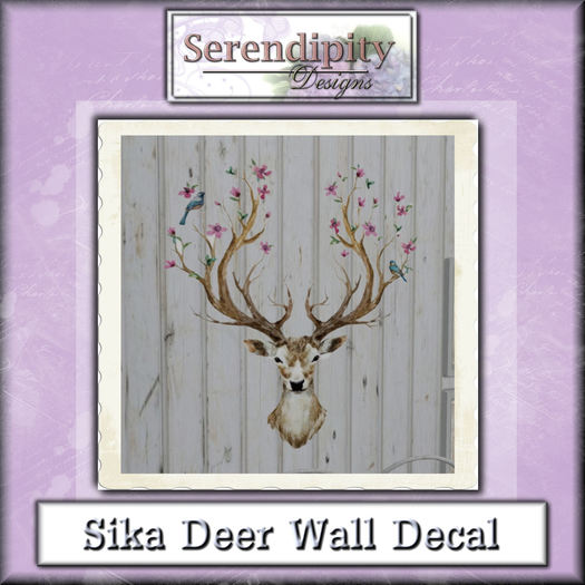 Serendipity Designs - Halliwell Sika Deer Decal  