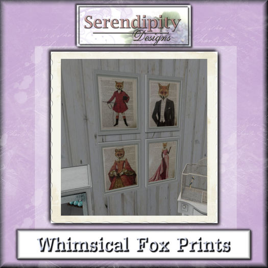 Serendipity Designs - Whimsical Fox Prints