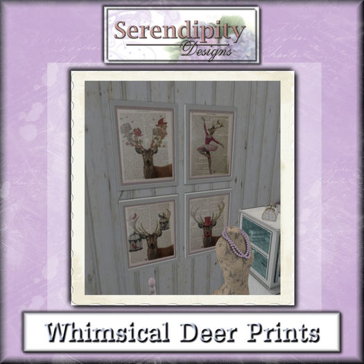 Serendipity Designs - Halliwell Whimsical Deer Prints