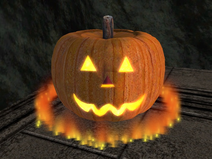 *Xtal* Smouldering Pumpkin Lamp